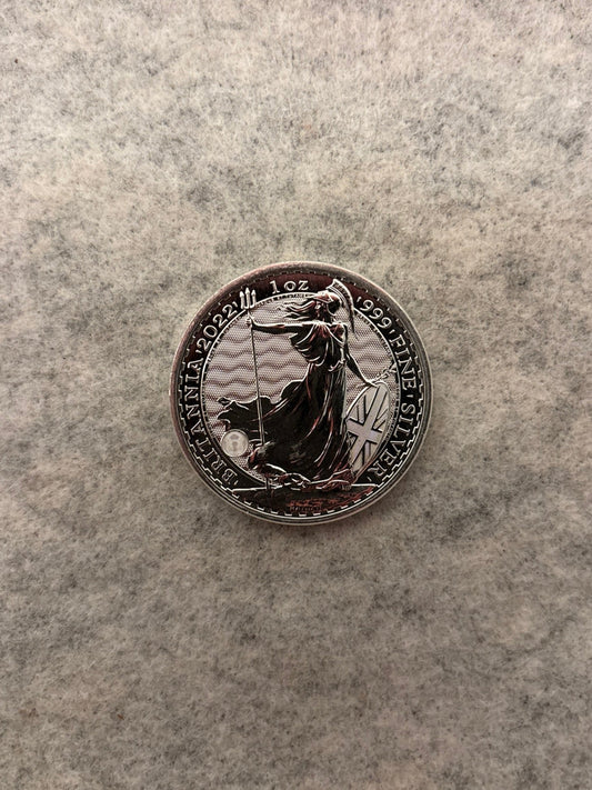 2022 Silver Britannia 1 oz | .999 Fine Silver | CGT Free | UK Coin