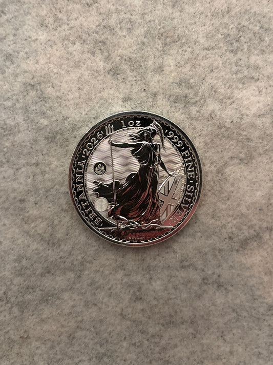 2026 Silver Britannia Hong Kong Privy | 1 oz .999 Fine Silver | CGT Free