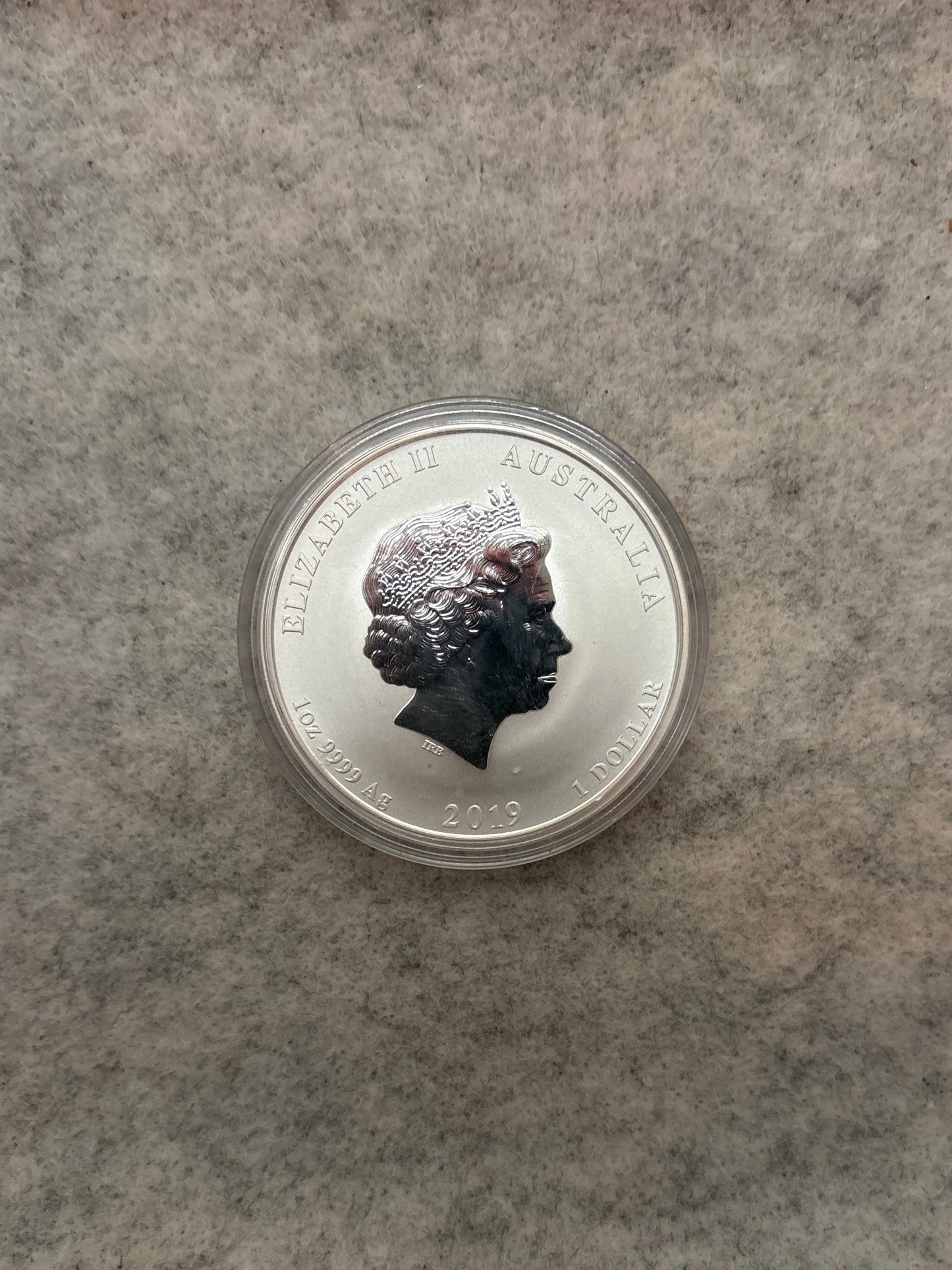 1 oz Year of the Pig Coin In Capsule | .999 Fine Silver | Lunar Series | Bullion