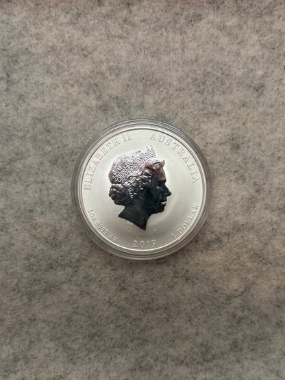 1 oz Year of the Pig Coin In Capsule | .999 Fine Silver | Lunar Series | Bullion