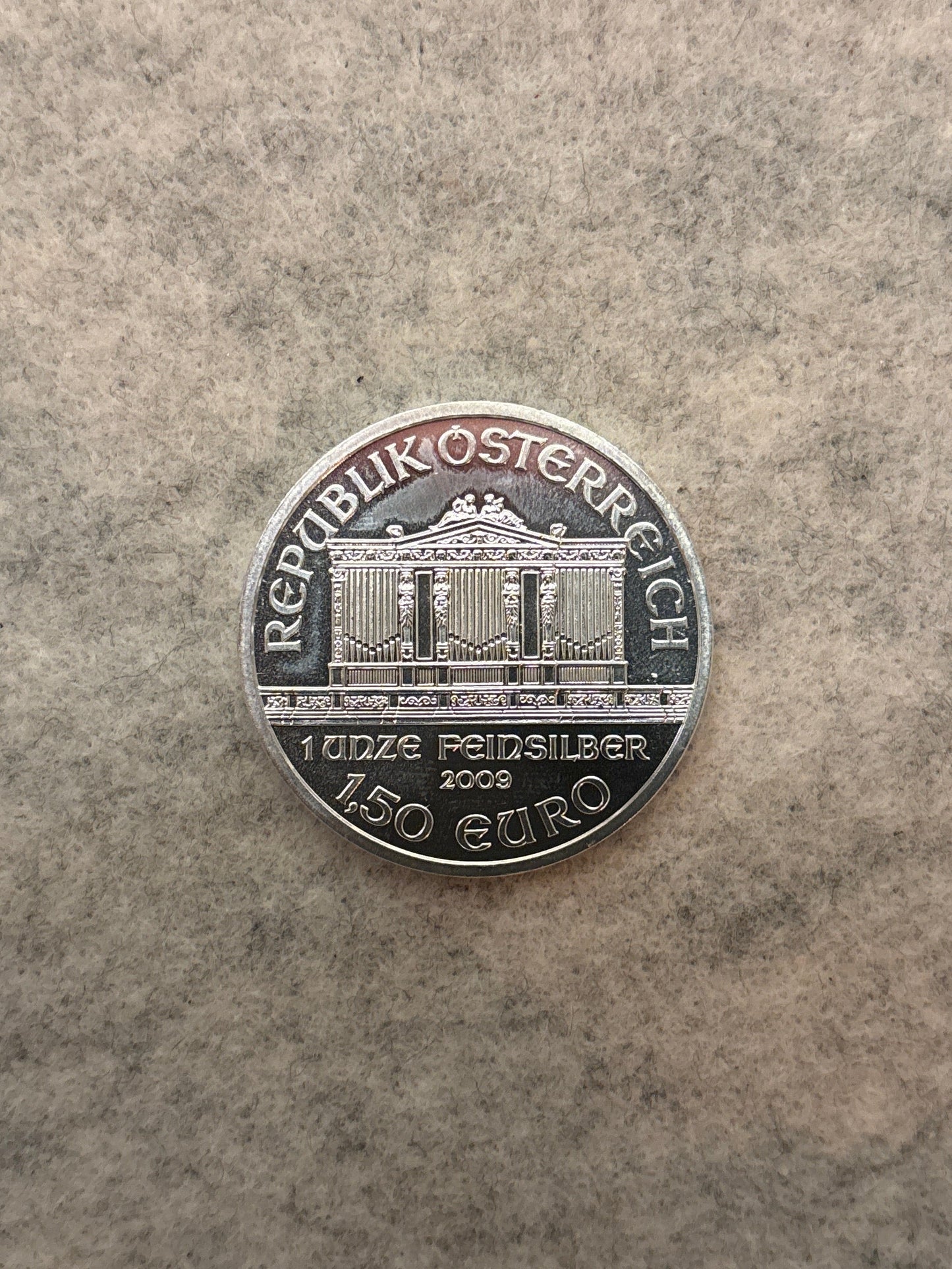 2009 Austrian Philharmonic Silver Coin | 1 oz .999 Fine Silver | Bullion