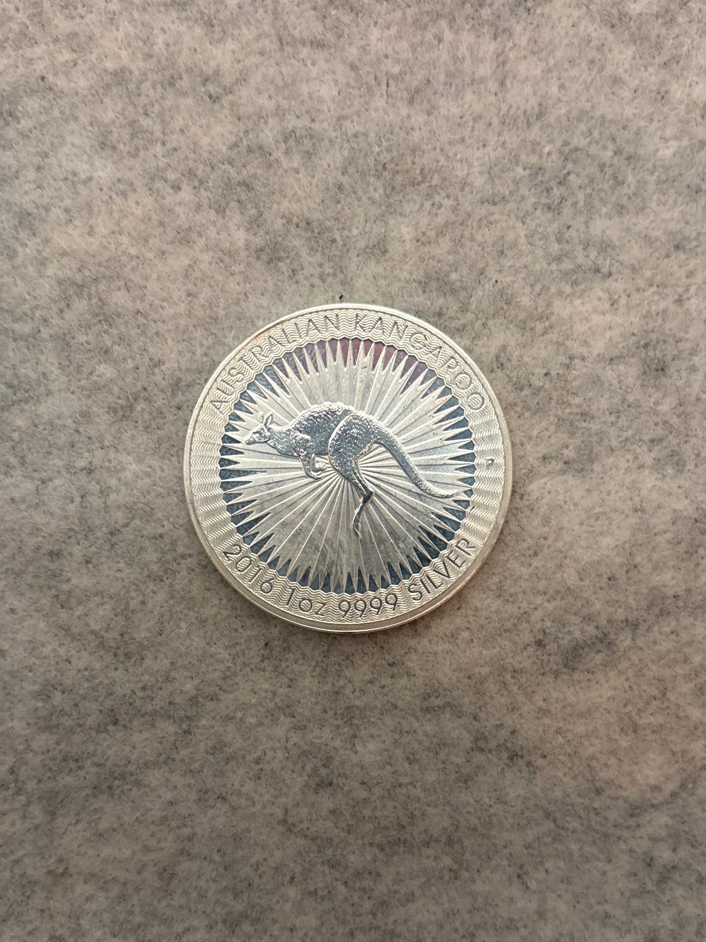2016 Australian Kangaroo Silver Coin | 1 oz .9999 Fine Silver | Bullion