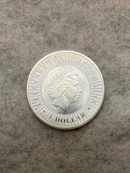 2016 Australian Kangaroo Silver Coin | 1 oz .9999 Fine Silver | Bullion
